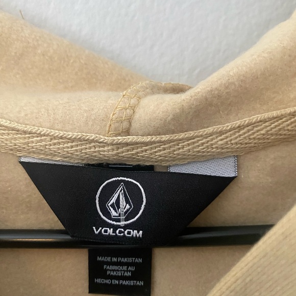 Volcom Tan Zip-Up Hoodie - Picture 4 of 6